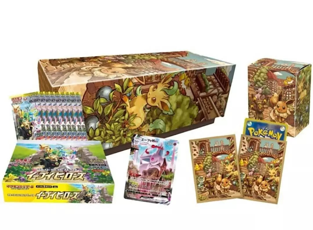Game Sword & Shield Eevee Heroes Eevee's Set Gym Box Sealed (Japanese)